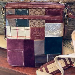 COACH CROSSBODY PATCHWORK BAG.